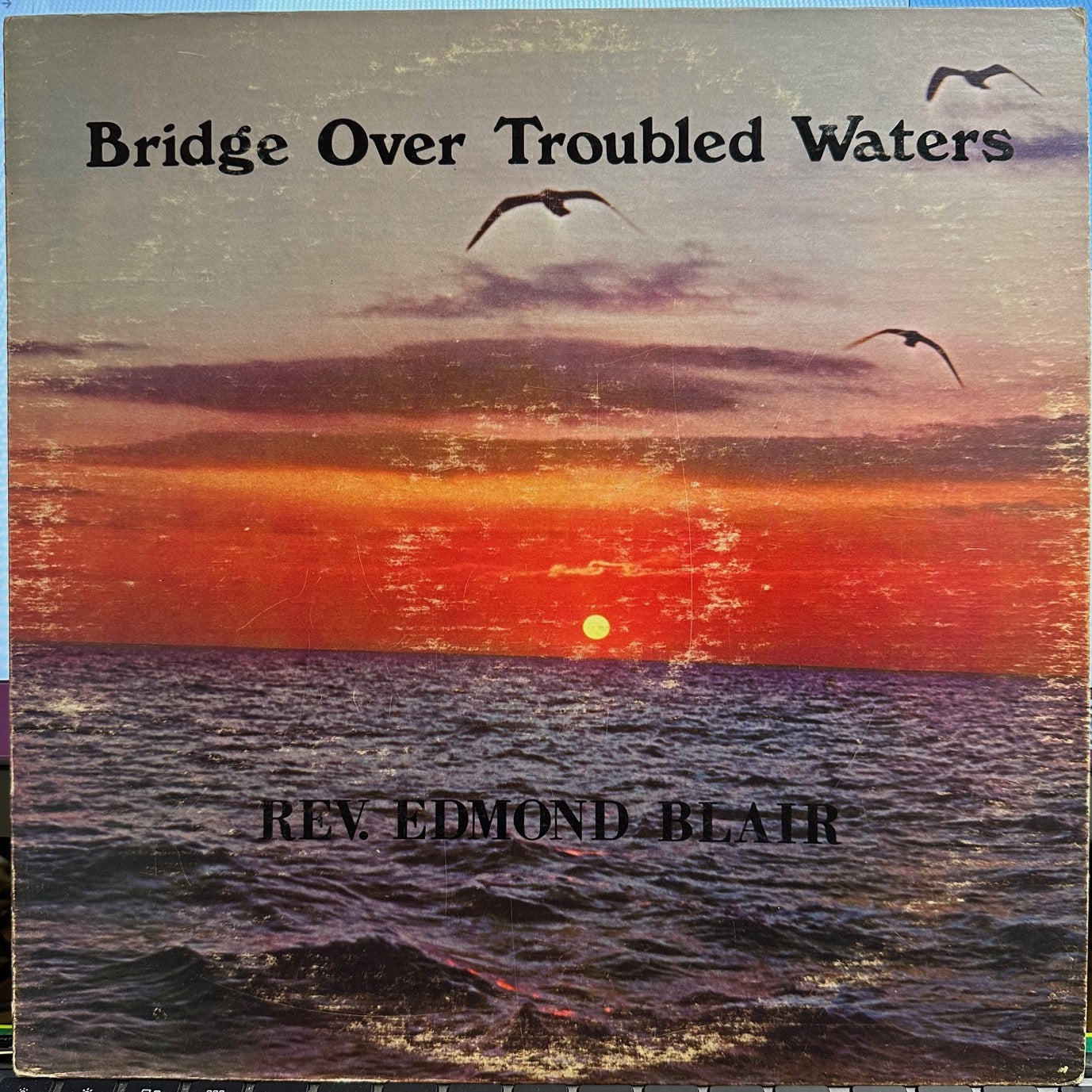 1960s US VG+ LP Record: Rev. Edmond Blair & Omega Baptist Church's Sermon