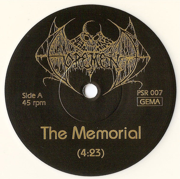 Gorement - Into Shadows - 7" Single White Vinyl Death Metal Record from Germany