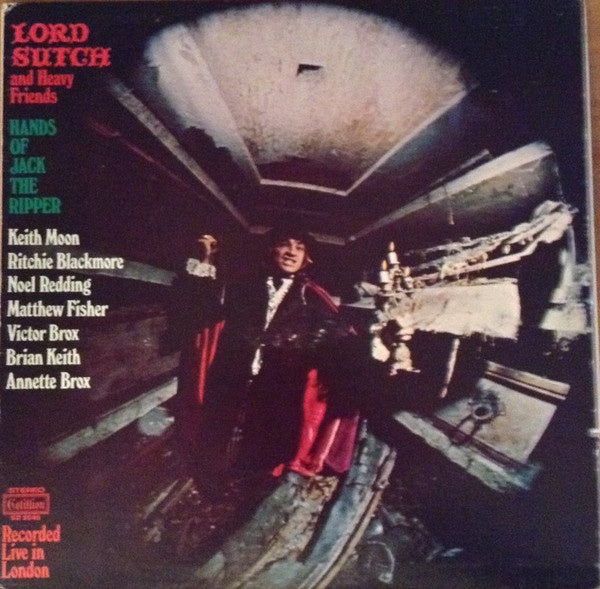 1972 USA Club Edition VG+ LP Record: Lord Sutch And Heavy Friends - Hands Of Jack The Ripper (Rock & Hard Rock)