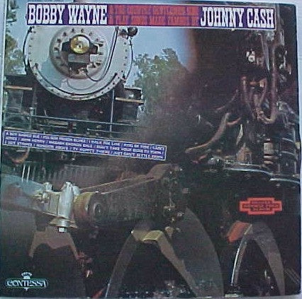 Bobby Wayne's Country Vinyl LP Record from the 1970s - A Collection of Songs Made Famous By Johnny Cash, VG+ Condition, Contessa Private Release from Cali, USA
