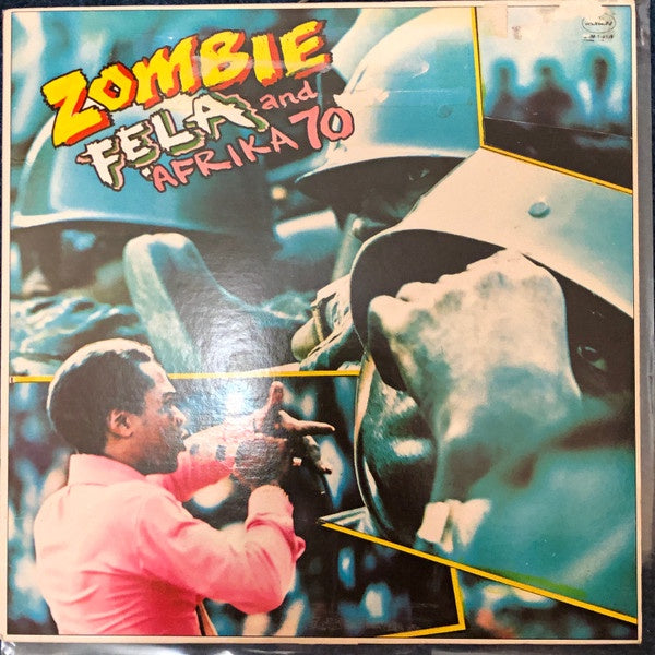 1977 Mercury USA Vinyl LP Record - Afrobeat / African Music: Fela Kuti And Afrika 70's Classic Album 'Zombie' in VG+ Condition