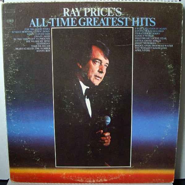 Ray Price's All-Time Greatest Hits - A Premium 2 LP Vinyl Record from 1972 USA in Country Music Genre