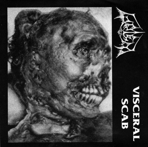 1992 German Death Metal 7 - Inch Single Vinyl Record with Insert: Golem's Visceral Scab by Cannibalized Serial Killer Records