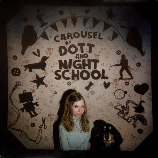 2015 Indie Rock and Indie Pop 180-gram Vinyl EP Record - Dott and Night School's Carousel in Mint Color from Graveface Records, USA