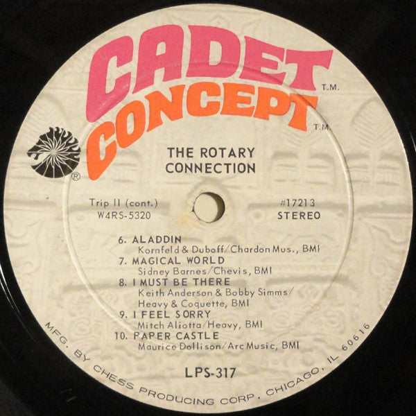 1968 Original USA Vinyl LP Record - Rotary Connection's Aladdin - Soul and Psychedelic Rock Music Featuring Minnie Riperton