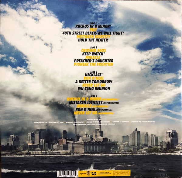 2015 Warner USA Mint Condition 2 LP Vinyl Record with Download of Wu-Tang Clan's Hip - Hop Album A Better Tomorrow