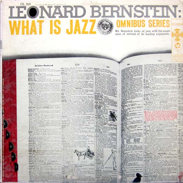 1956 USA Mono Original Vinyl LP - Leonard Bernstein's Educational Jazz Record 'What Is Jazz' (VG+)
