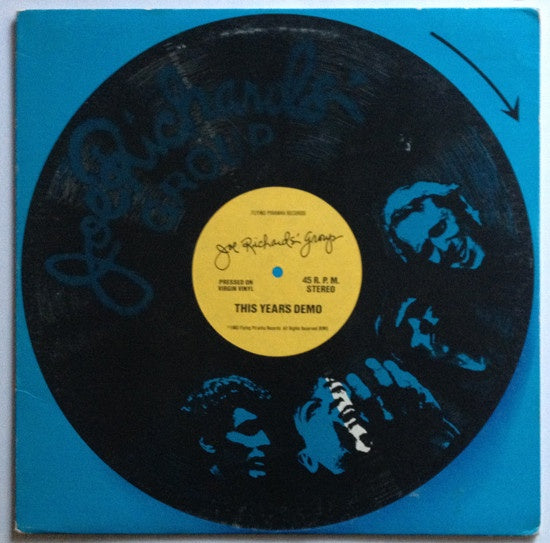 Joe Richards' Group - This Year's Demo - 1980 Flying Piranha USA Vinyl Power Pop Music EP Record in Very Good Plus Condition