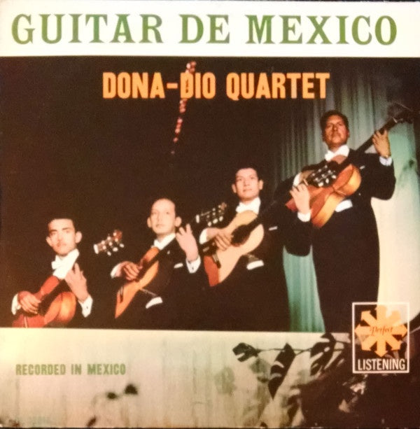 Dona - Dio Quartet - Mexican Guitar LP Vinyl Record from the 1960s, Perfect Brand, USA - Latin Music Collection