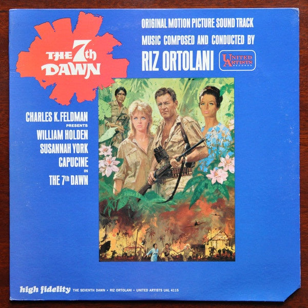 Riz Ortolani - The 7th Dawn Original Soundtrack - 1964 Mono USA Original Press Vinyl Record in Mint Condition