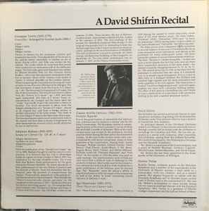 1975 Advent USA Classical Vinyl LP - David Shifrin Recital