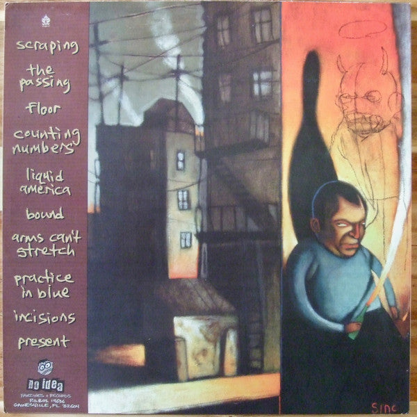 Hot Water Music - 'Finding The Rhythms' Mint Condition 1999 LP Record from No Idea USA in Punk, Hardcore, Emo Genre with Green Vinyl and Insert