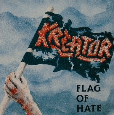 Kreator - Flag Of Hate Thrash Rock Vinyl LP Record (1986, Combat USA, VG+ Condition)