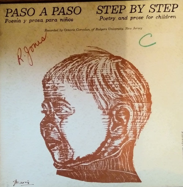 Octavio Corvalan's Step - by - Step Poetry and Prose Collection for Children - A Vintage 1960 Folkways USA Mono Vinyl LP Record with Booklet in Poetry and Spoken Word Category