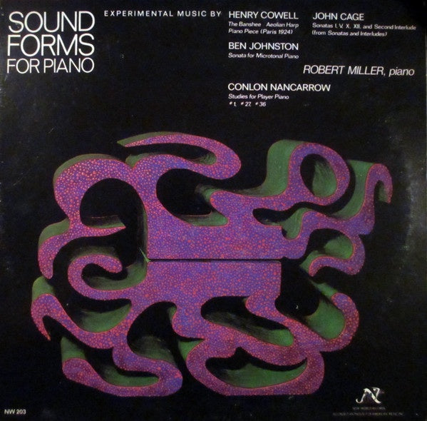 1976 USA New World Vinyl LP - Robert Miller Plays Classical & Contemporary Piano Works