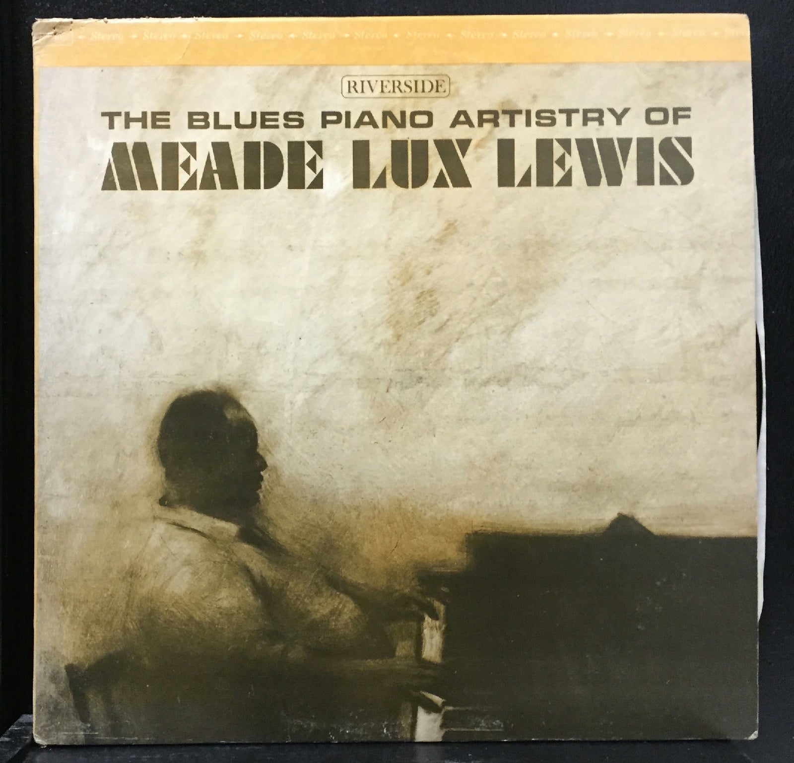 1961 US Riverside Vinyl LP - Meade Lux Lewis' Jazz Blues Piano Mastery (VG+)