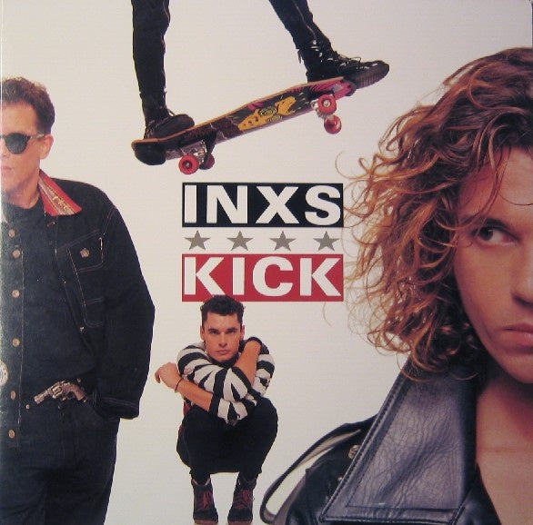 INXS - Kick - 1987 Atlantic USA Vinyl LP Record in Good Plus Condition - Pop Rock and Alternative Rock Music Album