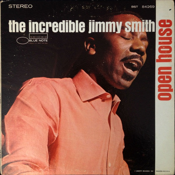 The Phenomenal Jimmy Smith's Open House - A 1968 Blue Note USA Stereo Jazz / Hard Bop LP Record (Low - Grade Vinyl)