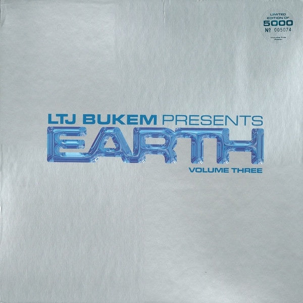 LTJ Bukem's Earth Volume Three - Limited Edition 3 LP Vinyl Drum n Bass Record Box Set from 1998 UK (Missing Record #1 & #4)