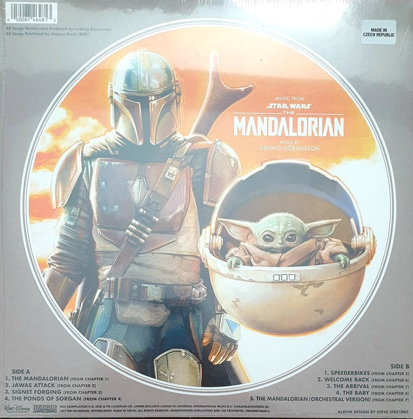 2020 Mint LP Picture Disc Vinyl: Ludwig Göransson's Star Wars: The Mandalorian Soundtrack