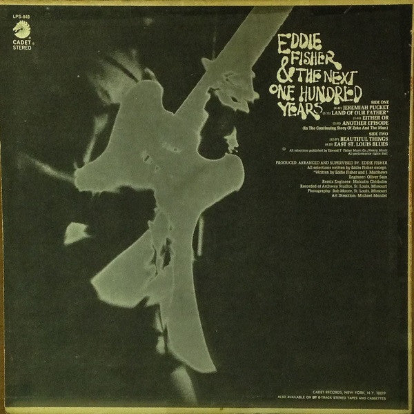 1970 Cadet USA Promo LP Record: Eddie Fisher's Jazz - Funk Soul Album