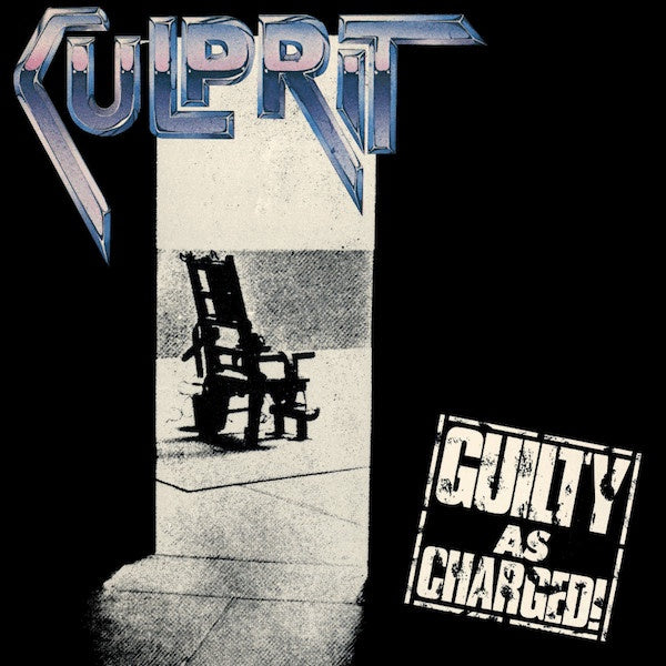 1983 Shrapnel USA Heavy Metal VG+ LP Record - Culprit's Guilty As Charged