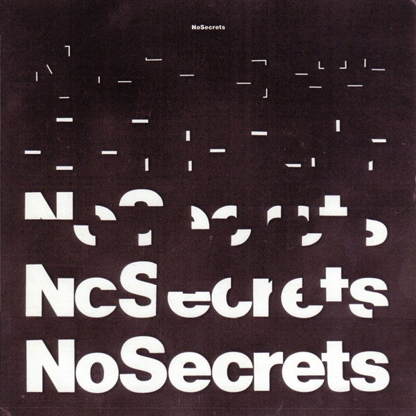 No Secrets - 1983 Private Press USA Vinyl LP Record with Insert - A Classic Chicago Rock Music Collection