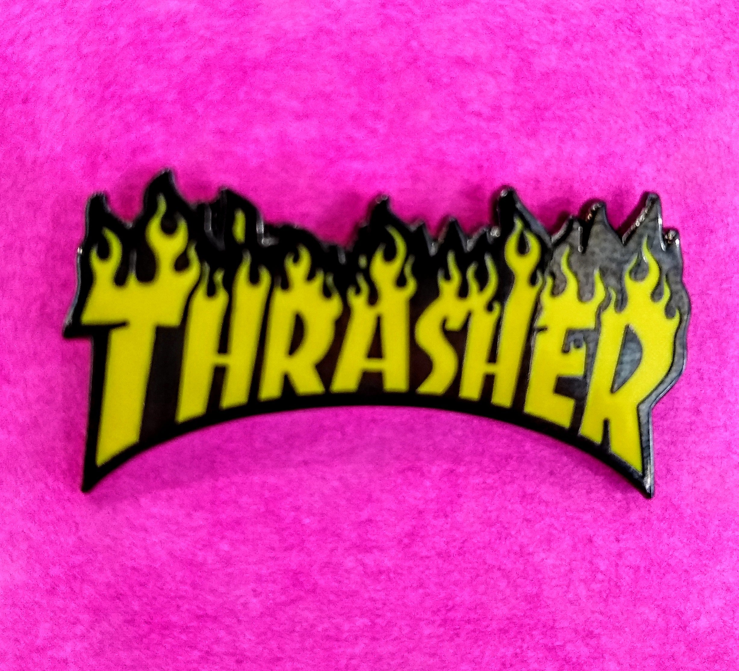 Cool Thrasher Enamel Pin for Thrill - Seekers