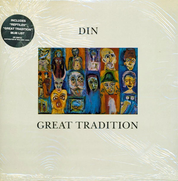 1983 Din - Great Tradition High - Quality Vinyl LP Record from USA in Rock, New Wave and Indie Rock Genres with Insert