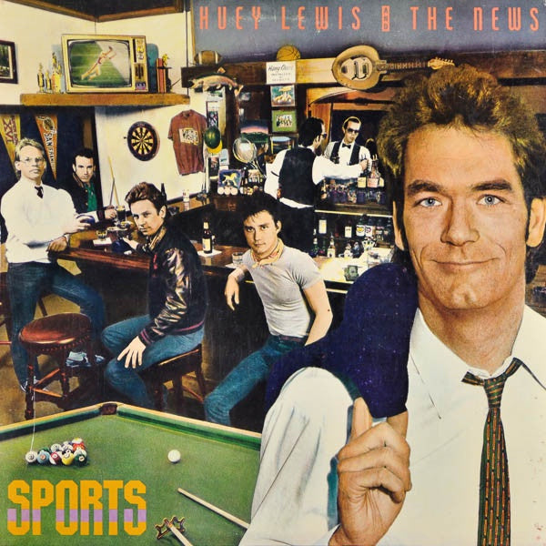 Huey Lewis And The News - Sports - Vinyl LP Record, 1983 Release from Chrysalis USA, Classic Pop Rock Album