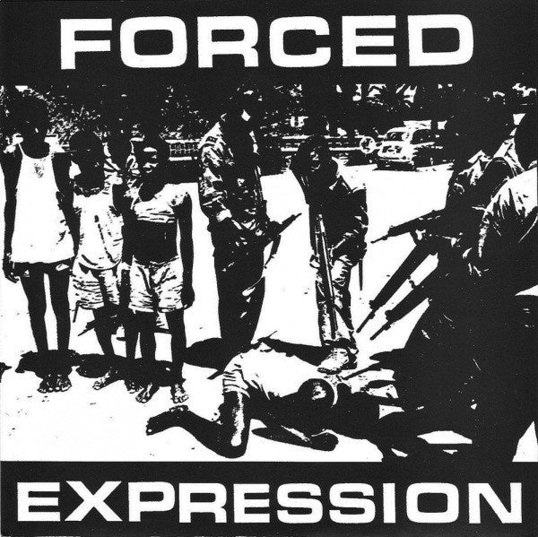 Forced Expression - 1995 Clear Vinyl 7 EP Record of Hardcore and Grindcore Music Released by Reek Havoc in the USA