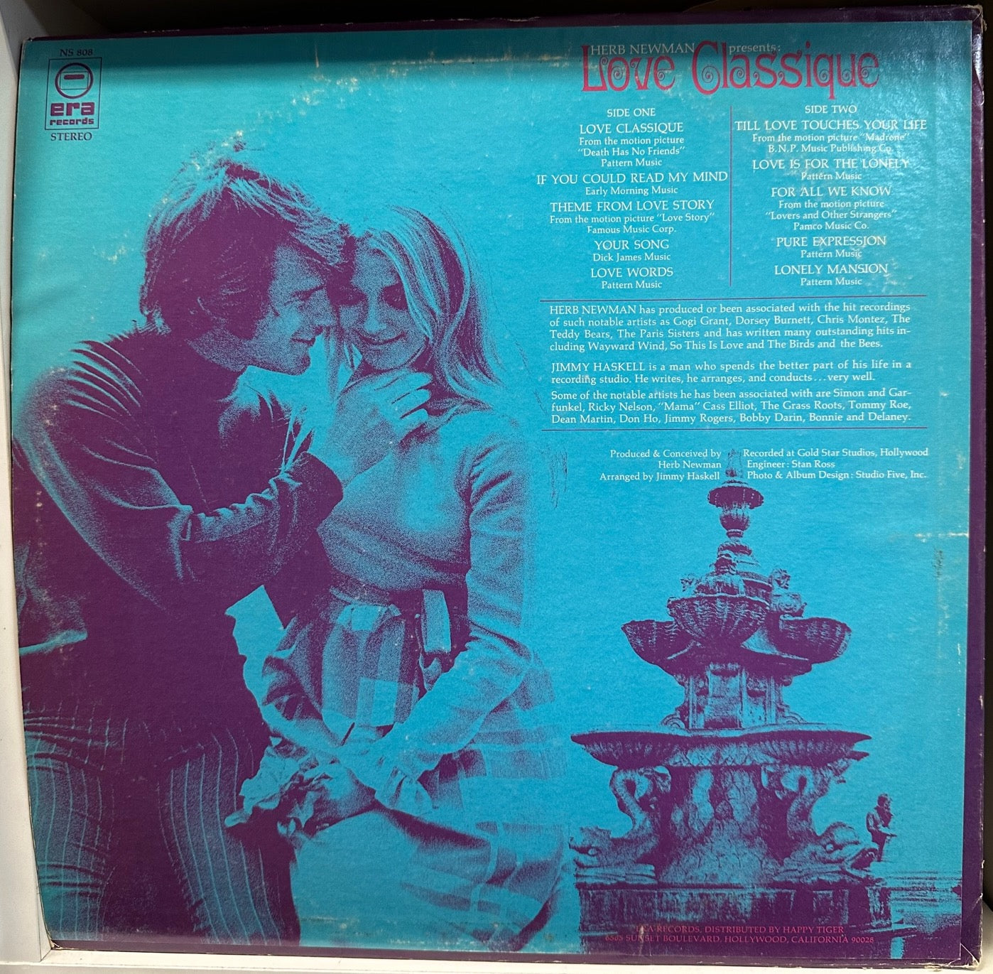 Herb Newman's Classic Love - 1971 American Promotional Jazz LP Vinyl Record