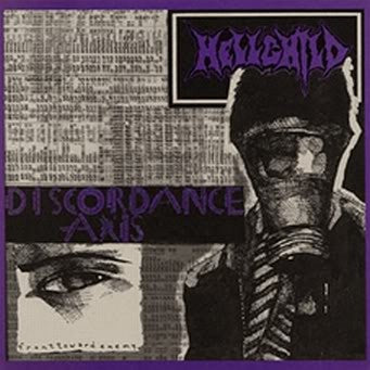 Hellchild and Discordance Axis - A Rare 7 - inch EP Vinyl Record from 1994 HG Fact Japan, Mint - Condition, Grindcore and Death Metal Music Release