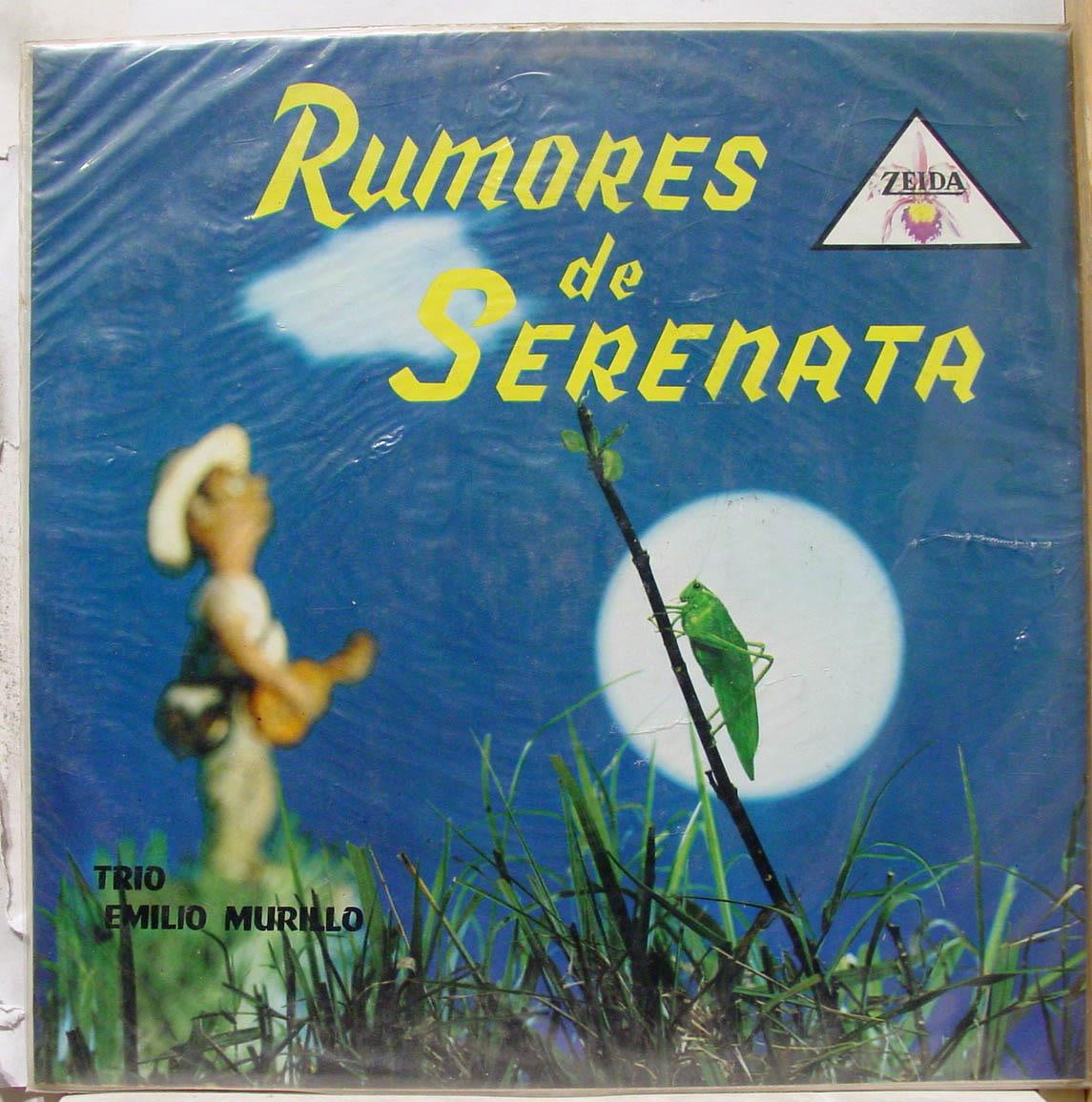 1957 Zeida Colombia VG+ LP Vinyl Record - Trío Emilio Murillo's Rumores De Serenata (Latin)