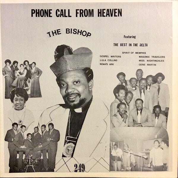 Various Artists - 'Phone Call From Heaven' LP Vinyl Record in Good Plus Condition (Good Minus Cover) - A Gospel, Religious, and Sermon Collection from Michal Records, USA