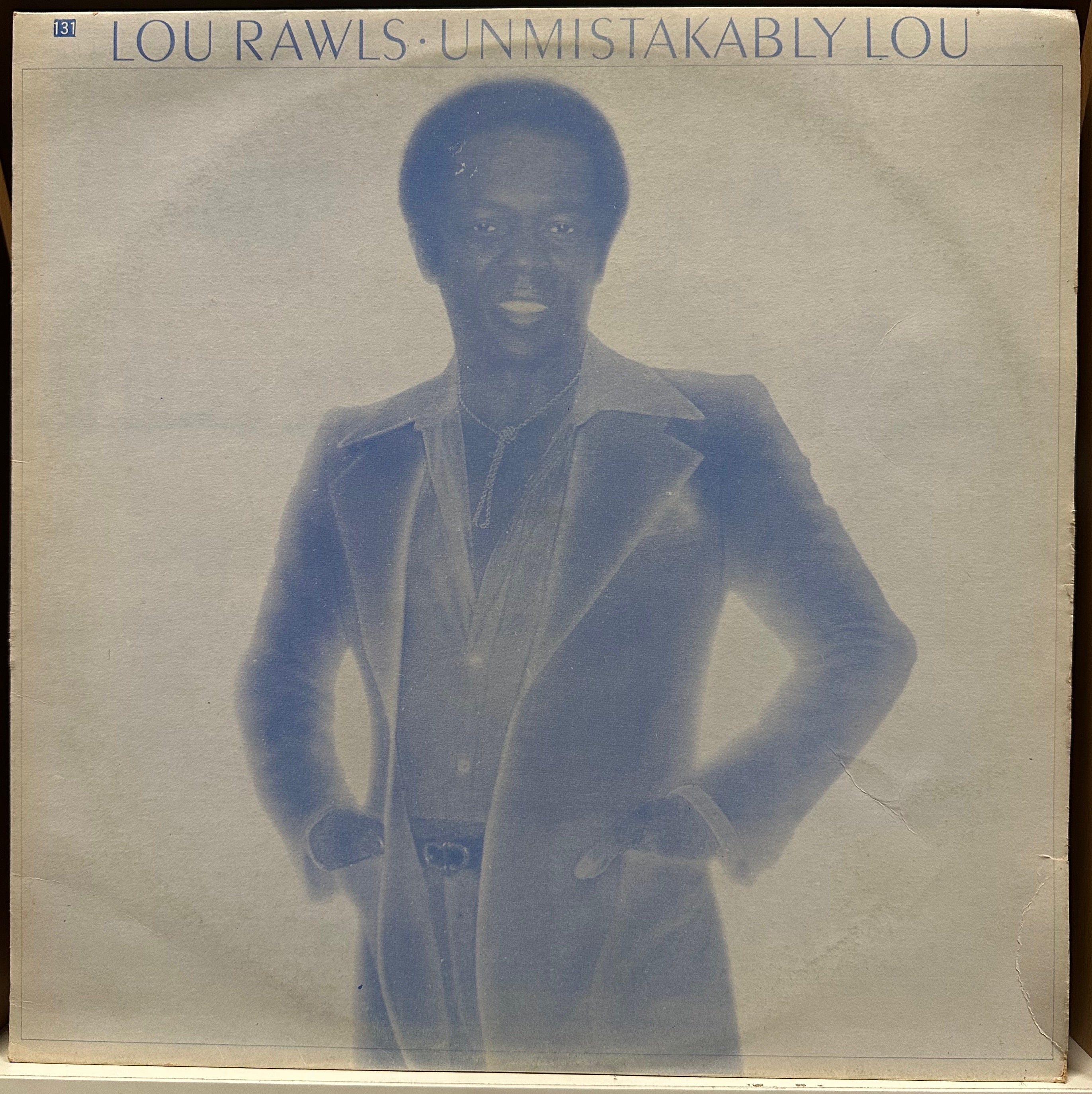 1977 South Korea Vinyl LP - Lou Rawls' Unmistakably Lou in VG+ Condition (Soul/Disco/R&B)