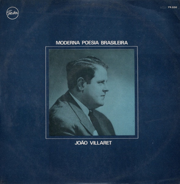 1969 Brazilian Modern Poetry Vinyl LP - João Villaret's Latin Spoken Word Record