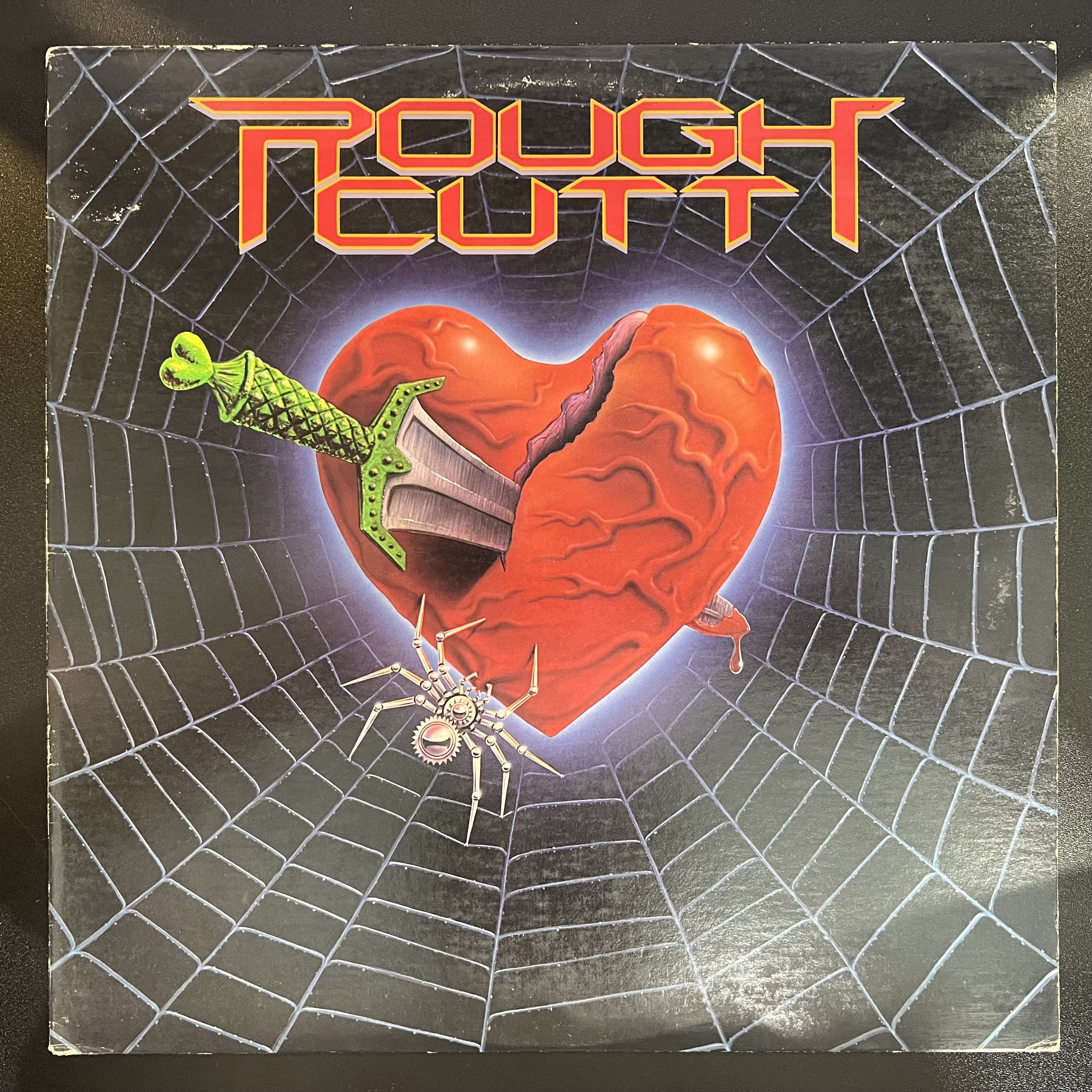 1985 Warner USA Vinyl LP Record - Rough Cutt Mint Edition Hard Rock Music Album
