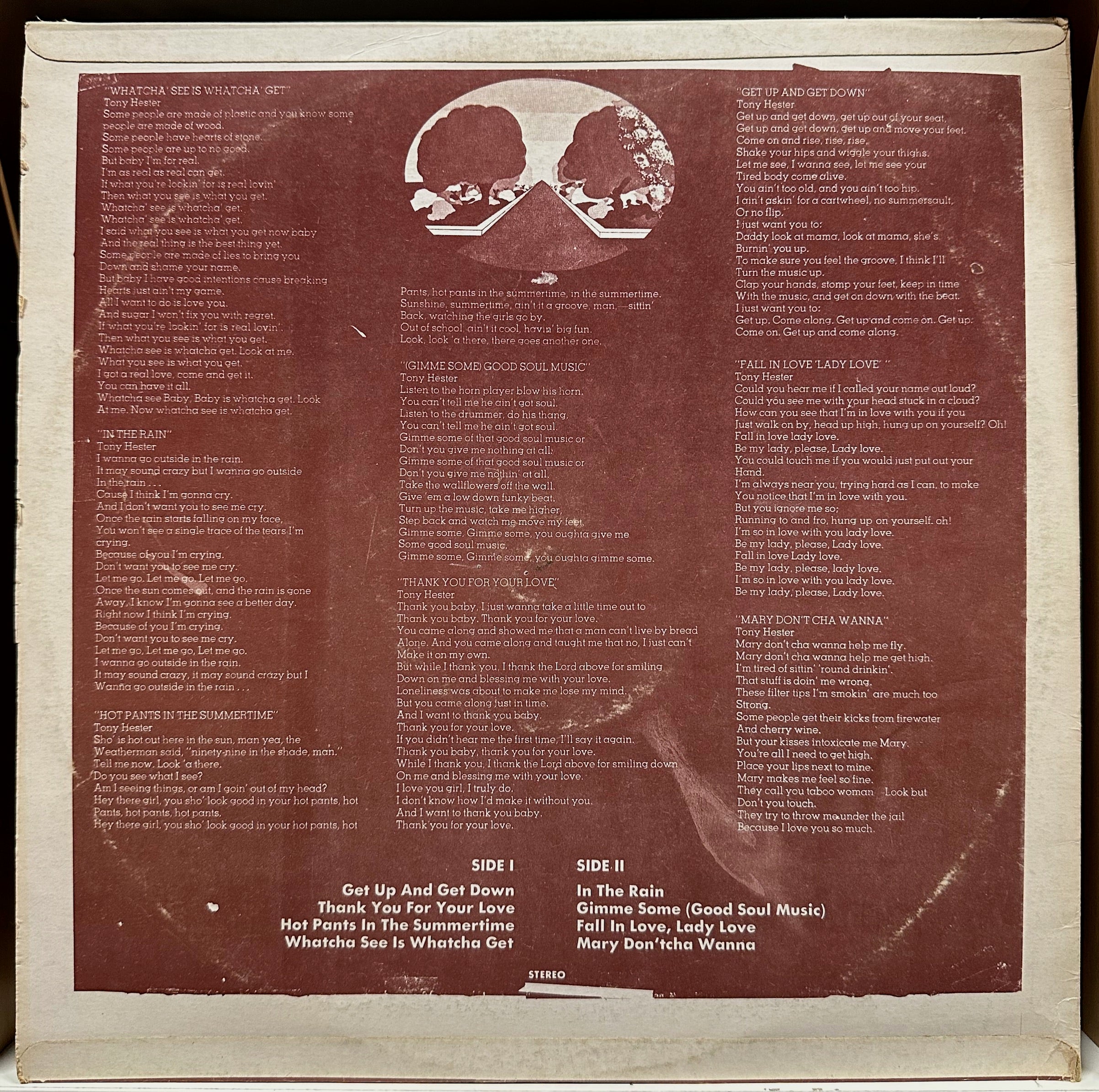 1971 South Korea VG+ LP Vinyl Record: The Dramatics - Whatcha See Is Whatcha Get (Soul/Funk)