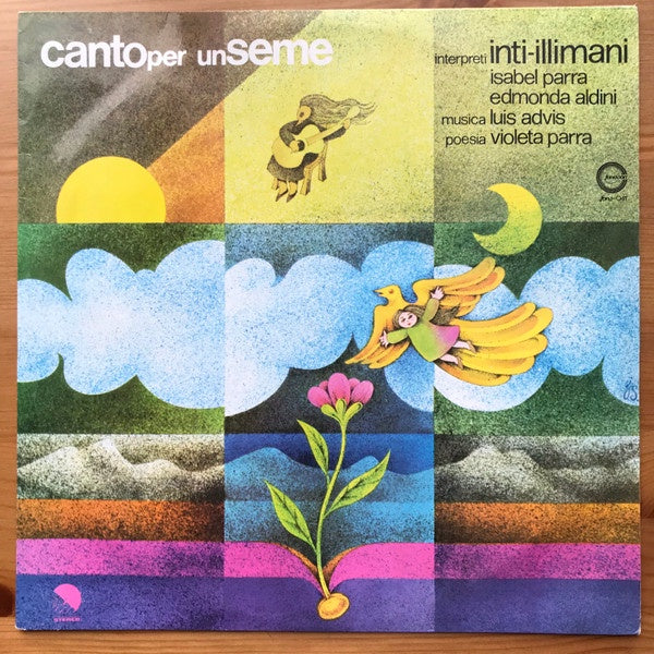 1987 Colombian Vinyl LP - Inti Illimani, Isabel Parra & Edmonda Aldini's Canto Para Una Semilla