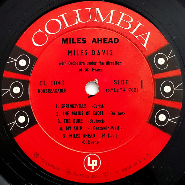 1957 Columbia Mono USA 6 - Eye Vinyl LP: Miles Davis & Gil Evans' 'Miles Ahead'