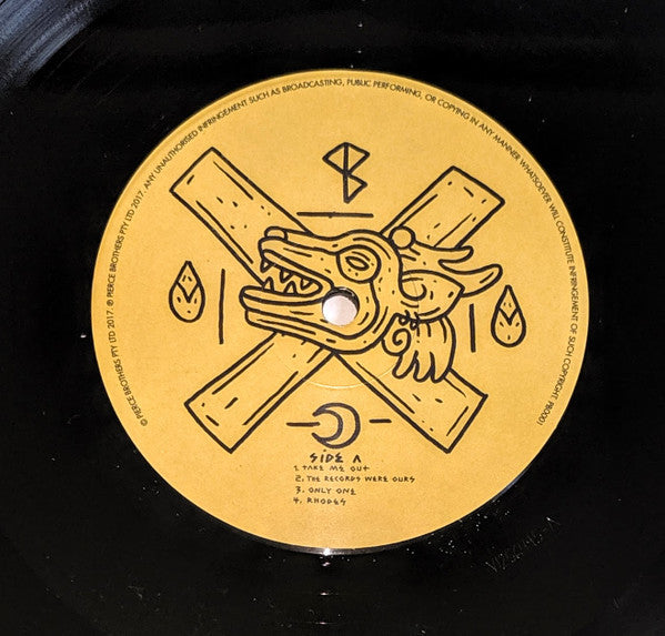 2017 Pierce Brothers Mint - EP Rock/Folk Rock Black Vinyl Record with Download from Australia