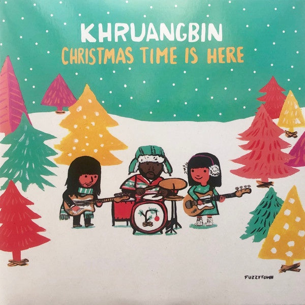 Khruangbin ‎– Christmas Time Is Here - VG+ 7 Single Record 2018 Dead Oceans Green Vinyl - Holiday / Psychedelic / Funk / Jazz