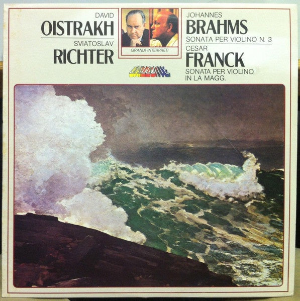 1968 Italian Ricordi Mint LP - Oistrakh & Richter's Brahms & Franck Violin Sonatas