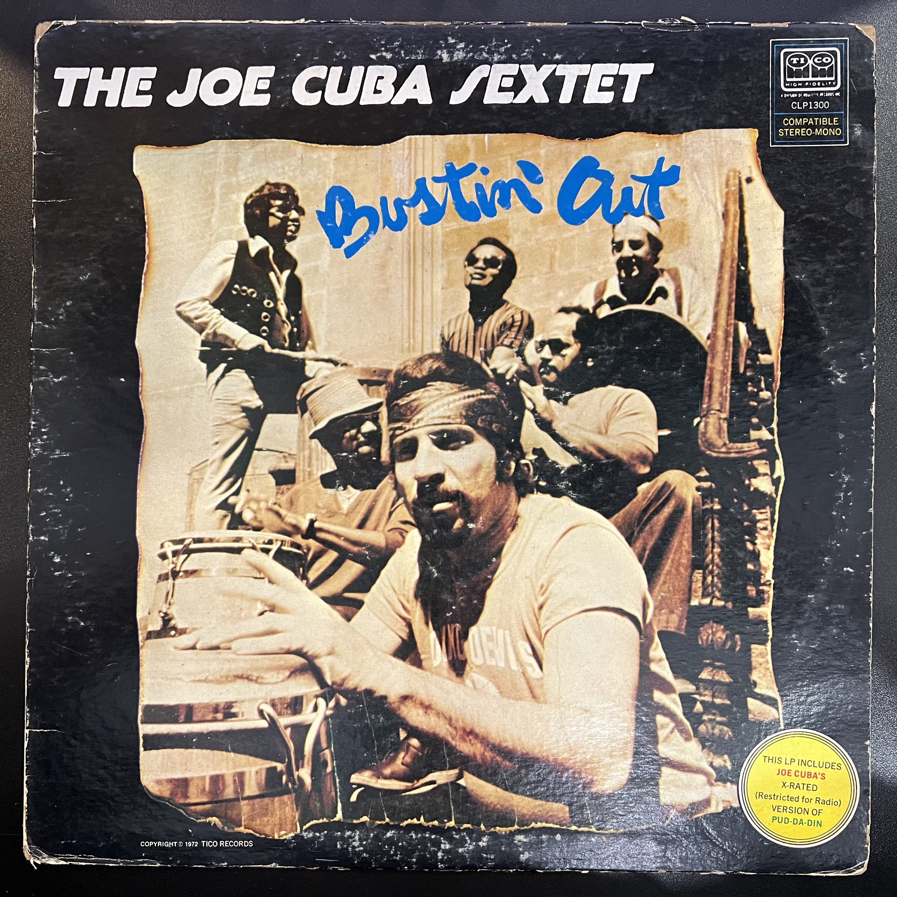 1972 Tico USA Vinyl LP - The Joe Cuba Sextet's Bustin' Out in Salsa & Soul