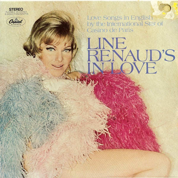 1969 Capitol USA Stereo Vinyl LP - Line Renaud's In Love Jazz/Pop Vocal Record (VG+)