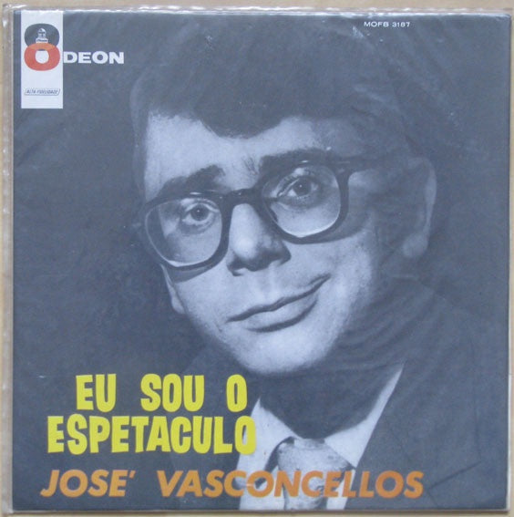 José Vasconcellos - Eu Sou O Espetáculo - Vintage Good Plus (VG+) 1960 Brazilian Odeon Vinyl LP Record - Comedy and Monolog Entertainment