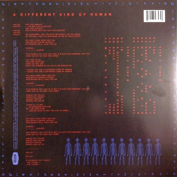 2019 Decca Europe 180g Blue Vinyl LP - Aurora's 'A Different Kind Of Human (Step 2)' Synth - Indie Pop