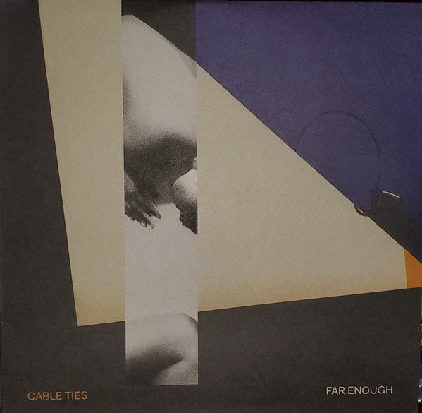 2020 Merge Limited Edition Amber & Black Swirl Vinyl LP - Cable Ties 'Far Enough' Garage Rock