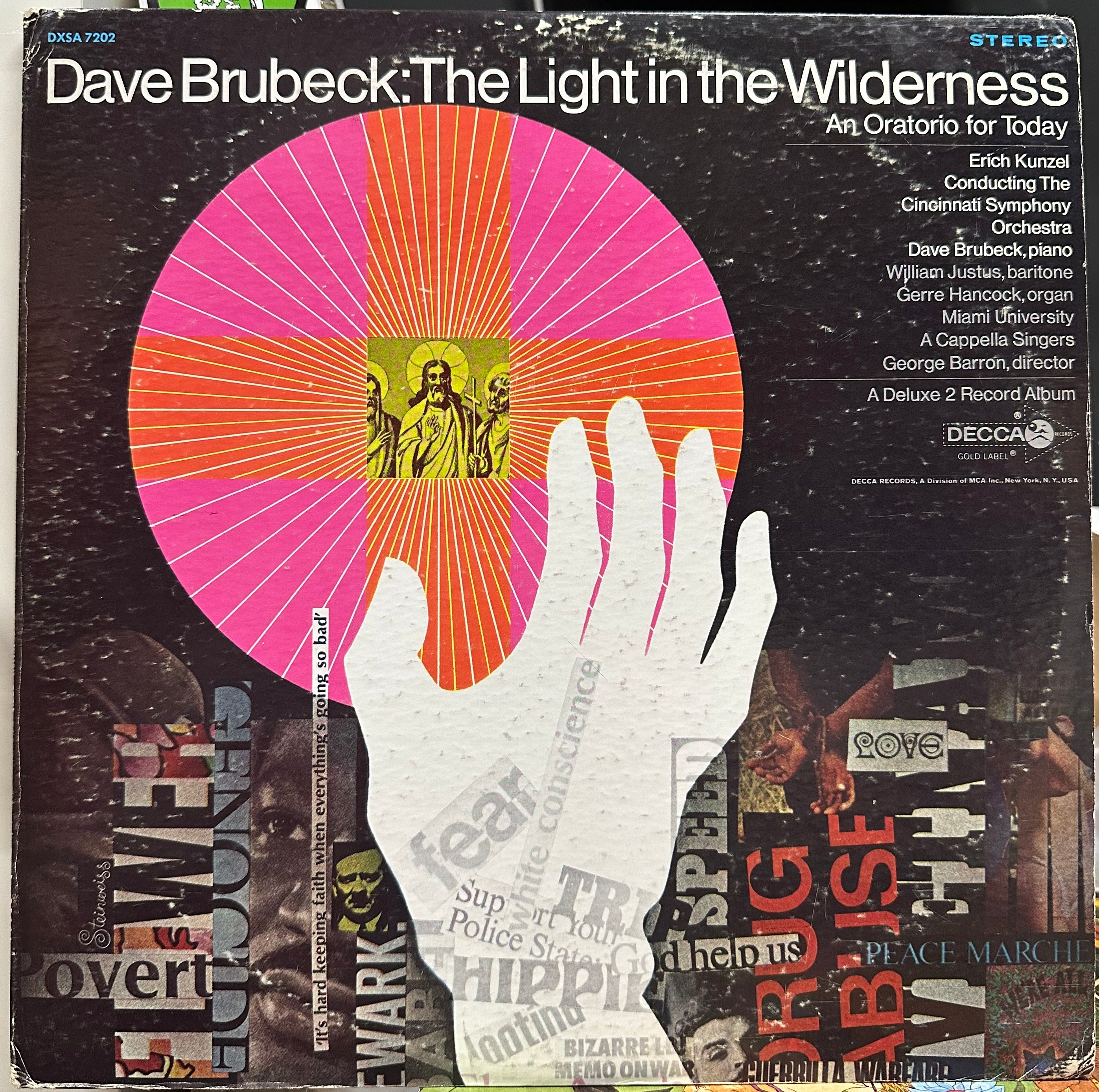 Dave Brubeck's Jazz and Classical Masterpiece - The Light In The Wilderness, 1968 Decca USA Stereo Vinyl Record Set in 2 LPs with VG+ Condition